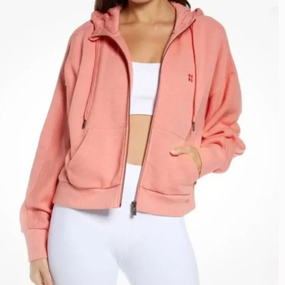 SWEATY BETTY Essentials Full Zip Hoodie EUC, Size XS